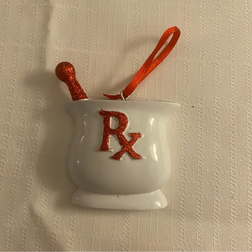 Christmas RX Pharmacist Ornament 
Good condition